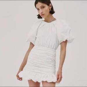 C/MEO COLLECTIVE Dress in White. Never Worn. NWT. Size M/6.